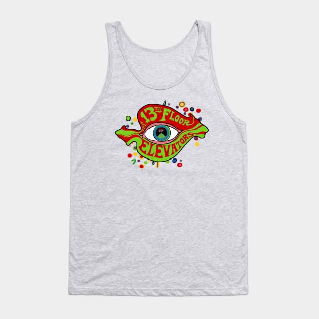 The 13th Floor Elevators - psychedelic rock band Tank Top by EverGreene